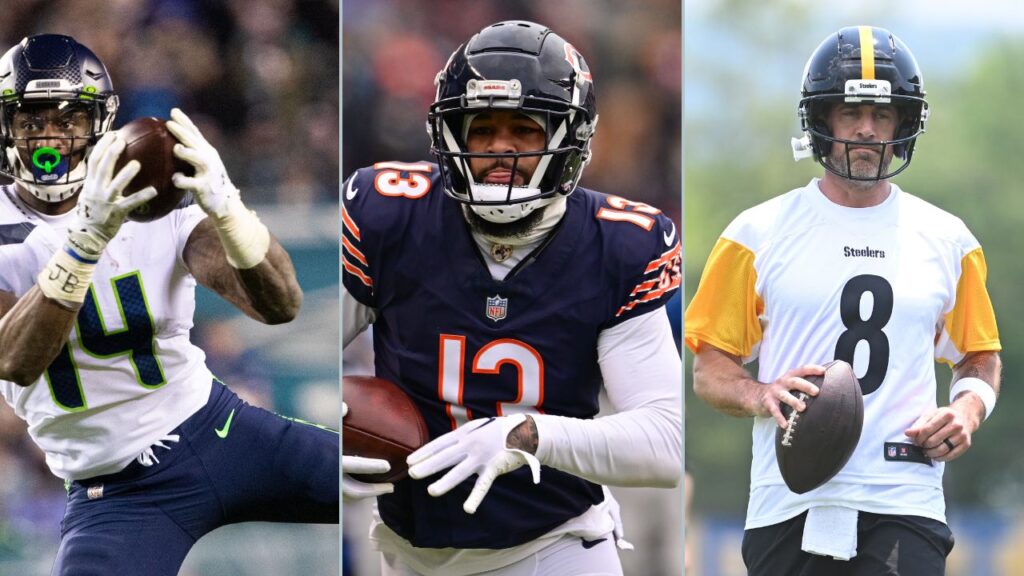 D.K Metcalf, Keenan Allen and Aaron Rodgers