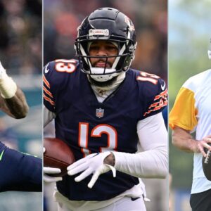 D.K Metcalf, Keenan Allen and Aaron Rodgers