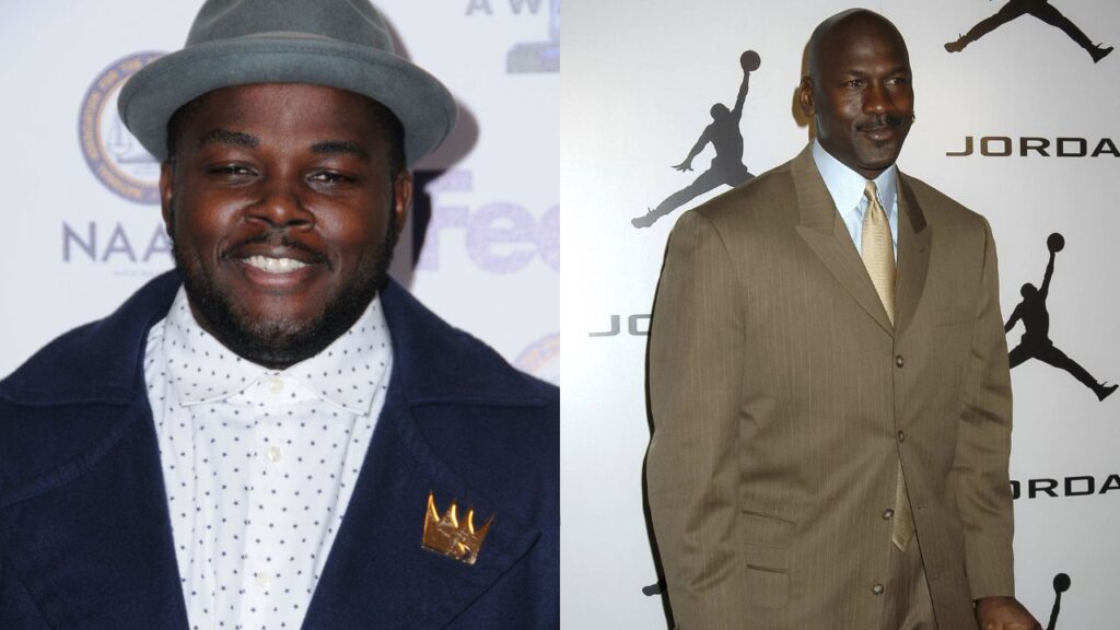 Catfish Jean (L), Michael Jordan (R)