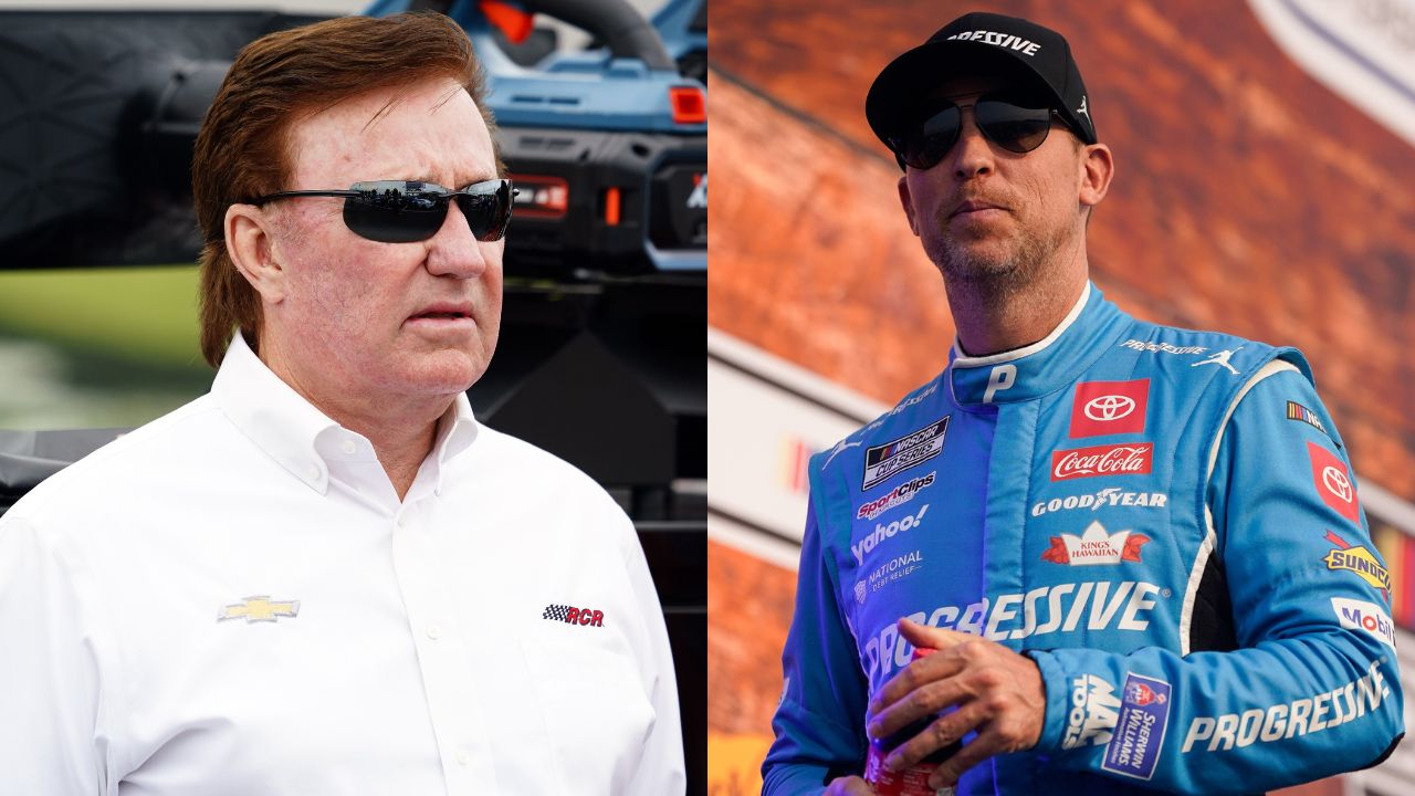 Richard Childress and Denny Hamlin