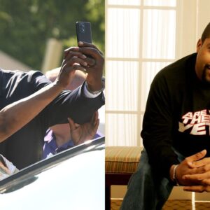 Michael Jordan (L), Ice Cube (R)