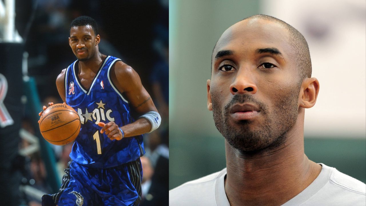 Tracy McGrady (L), Kobe Bryant (R)