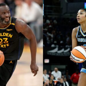 Draymond Green (L), Angel Reese (R)