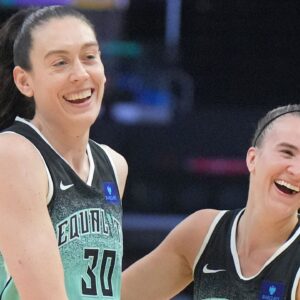 Breanna Stewart and Sabrina Ionescu, NY Liberty