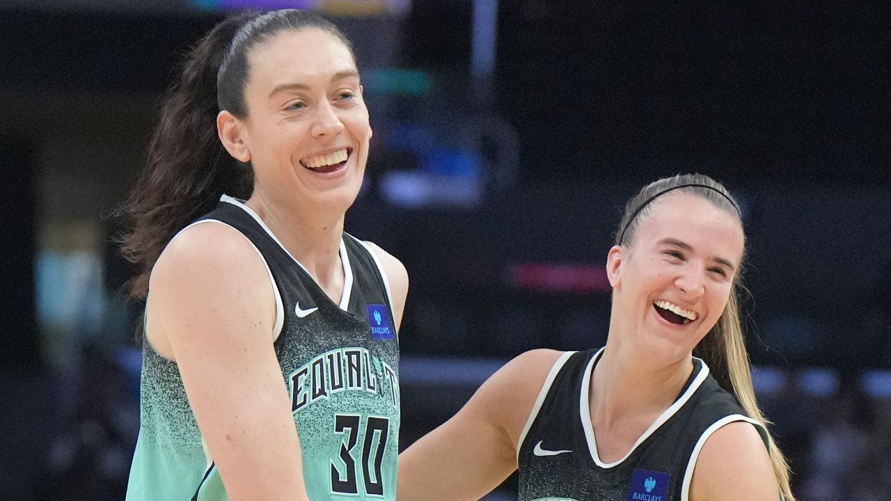 Breanna Stewart and Sabrina Ionescu, NY Liberty