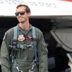 NASCAR Executive Ben Kennedy is all smiles after gearing up and ready to fly in the air with the U.S. Air Force Thunderbirds Saturday, Feb.15, 2025