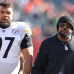Cam Heyward and Mike Tomlin