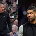 Doc Rivers (L) and Tim Duncan (R)