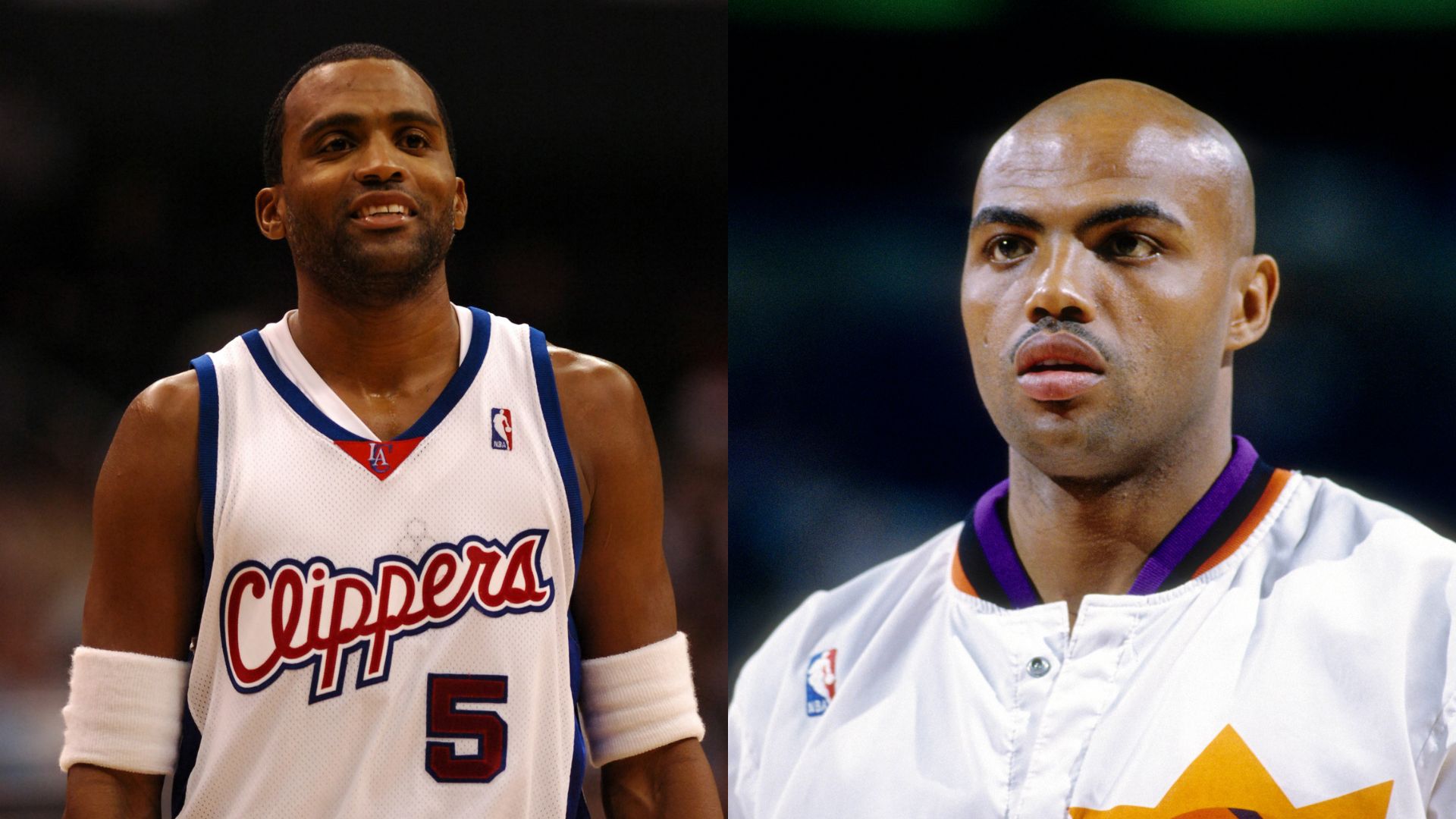 Curtis Mobley (L) and Charles Barkley (R)