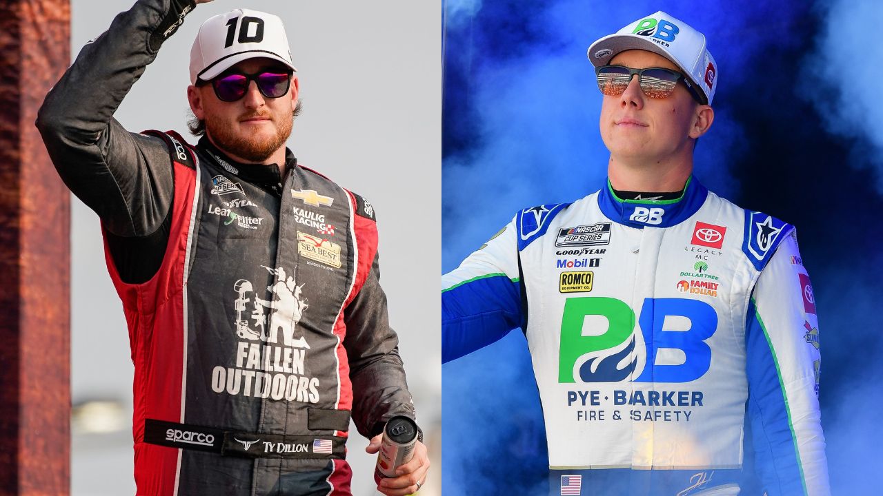 Ty Dillon and John Hunter Nemechek