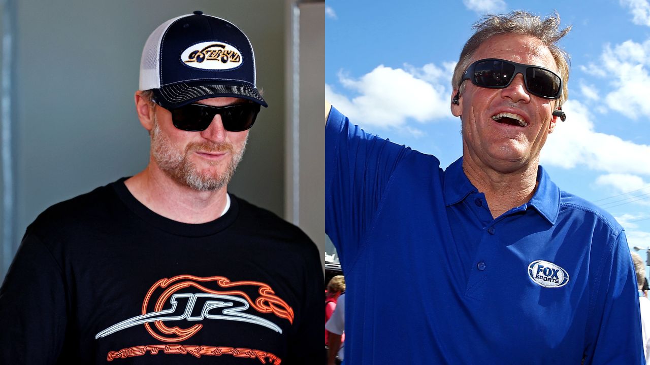 Dale Earnhardt Jr. and Kenny Wallace