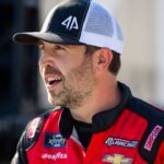 Former NASCAR Xfinity Series driver Tommy Joe Martins during the Nalley Cars 250 at Atlanta Motor Speedway.