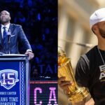 Vince Carter (L), Steph Curry (R)