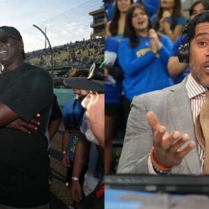 Michael Jordan (L), Jim Jackson (R)