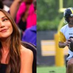 Kay Adams and Aaron Rodgers