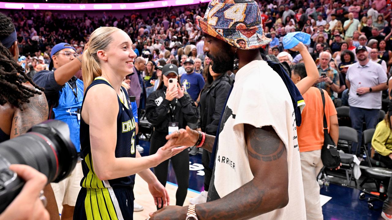 Paige Bueckers meets Kyrie Irving