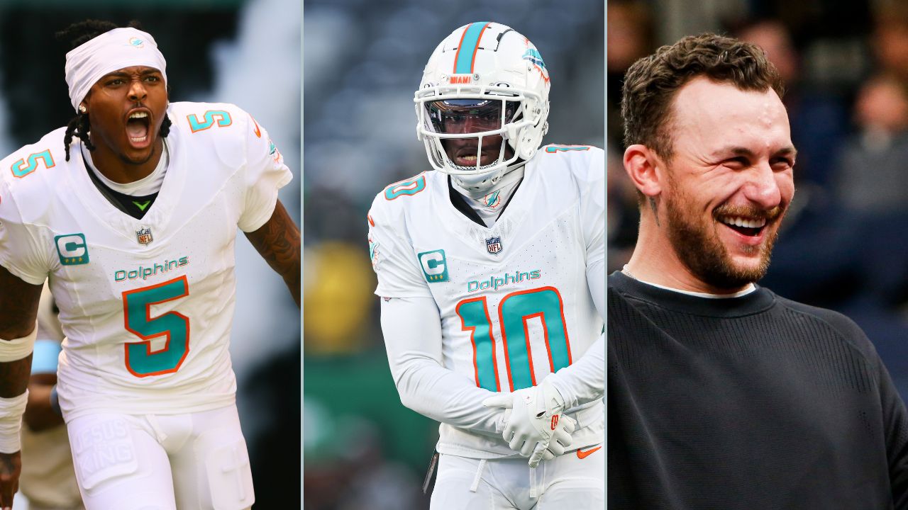 Jalen Ramsey, Tyreek Hill and Johnny Manziel