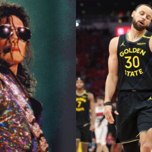 Michael Jackson (L), Steph Curry (R)