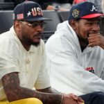 Carmelo Anthony and Kevin Durant