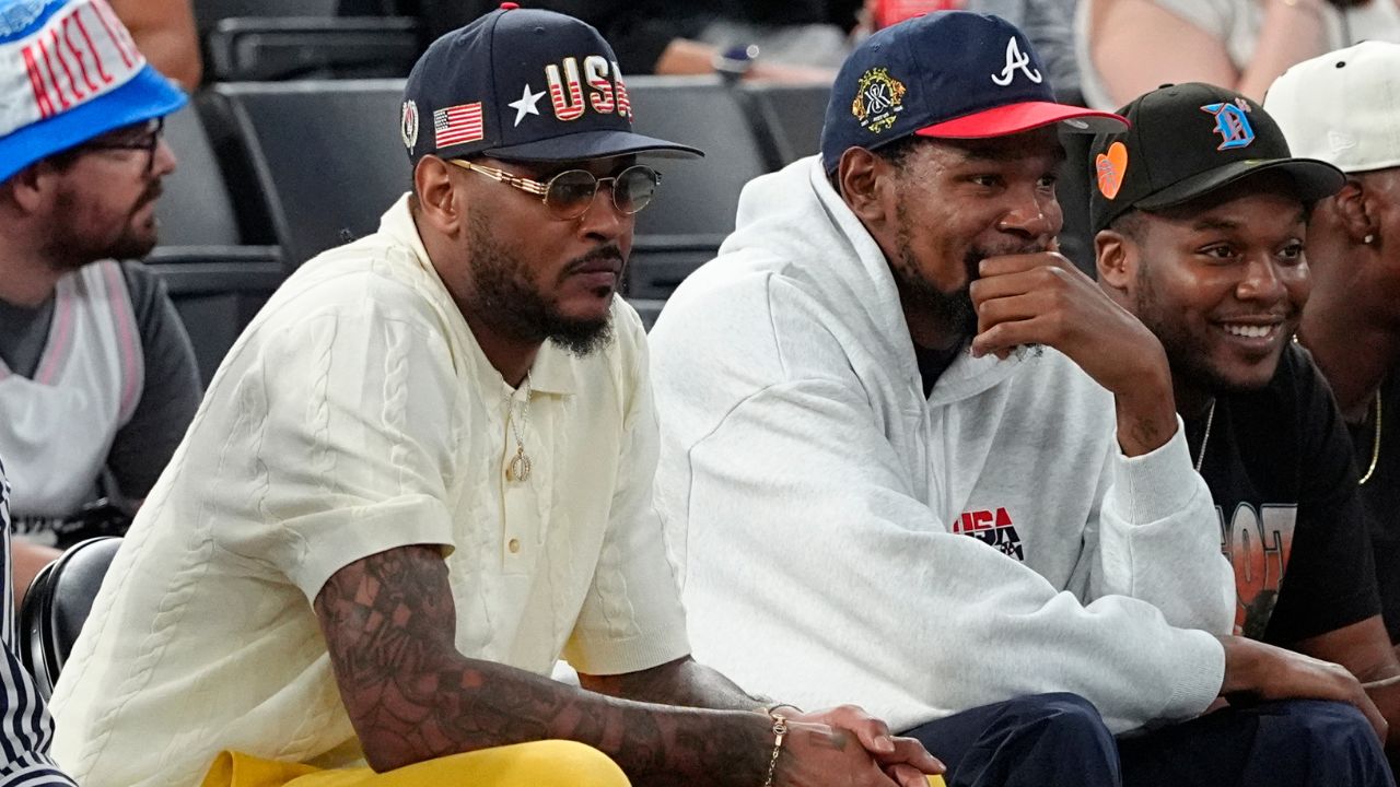 Carmelo Anthony and Kevin Durant