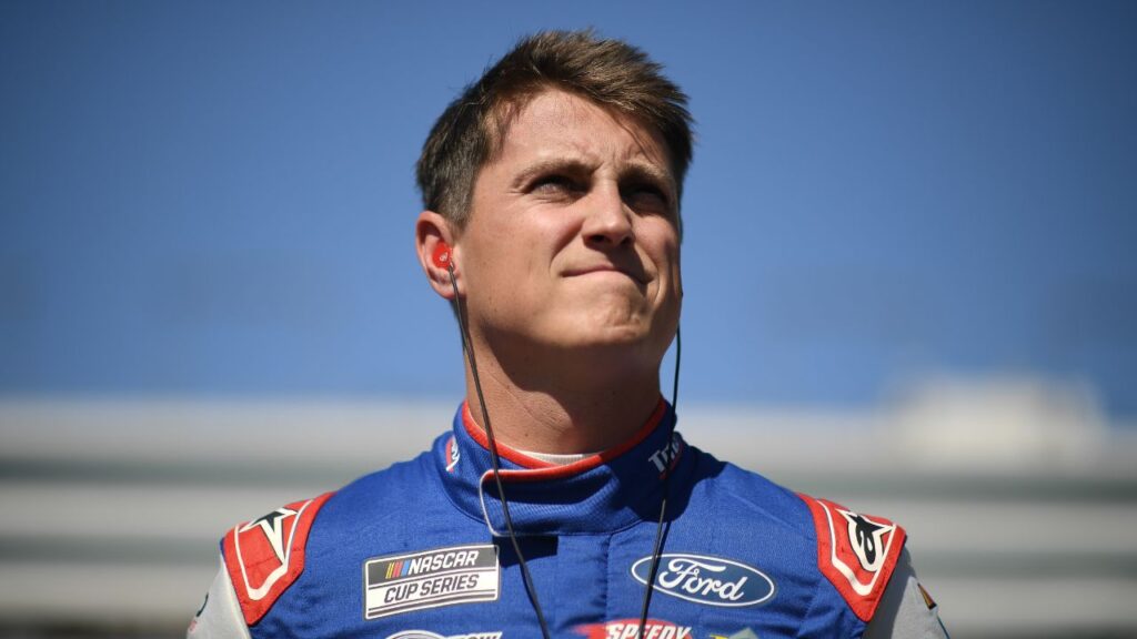 NASCAR Cup Series driver Zane Smith (38) during qualifying for the Pennzoil 400 at Las Vegas Motor Speedway.