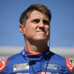 NASCAR Cup Series driver Zane Smith (38) during qualifying for the Pennzoil 400 at Las Vegas Motor Speedway.