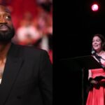 Dwyane Wade (L), Bellamy Young (R)