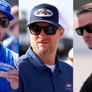 Chase Elliott, Dale Earnhardt Jr. and Alex Bowman