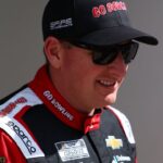 NASCAR Cup Series driver Michael McDowell (71) walks to the drivers meeting before the Daytona 500 at Daytona International Speedway.