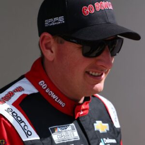 NASCAR Cup Series driver Michael McDowell (71) walks to the drivers meeting before the Daytona 500 at Daytona International Speedway.