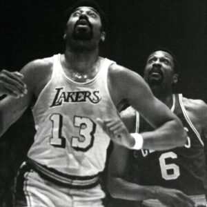 Wilt Chamberlain and Bill Russell