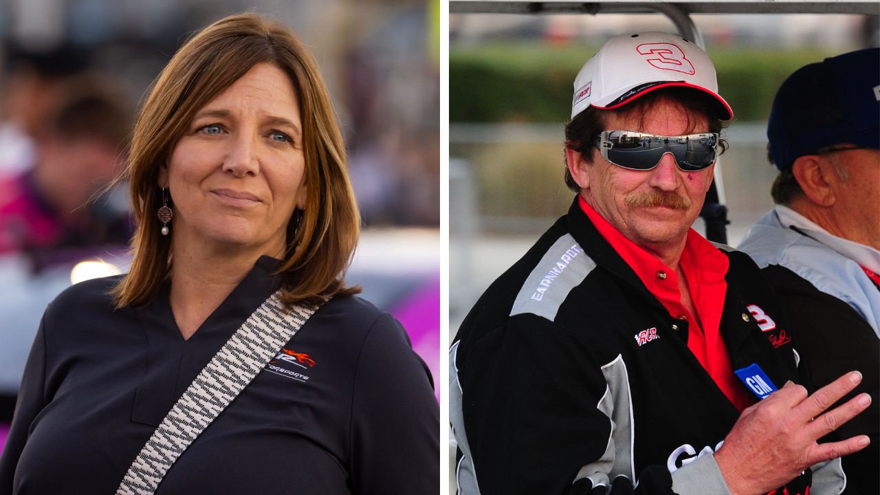 Kelley Earnhardt and Dale Earnhardt Sr.