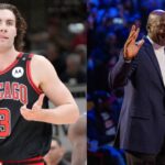Josh Giddey (L), Michael Jordan (R)