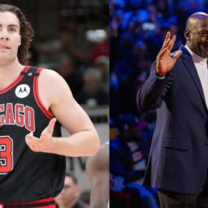 Josh Giddey (L), Michael Jordan (R)