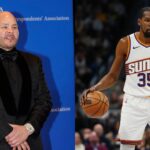 Fat Joe (L) and Kevin Durant (R)