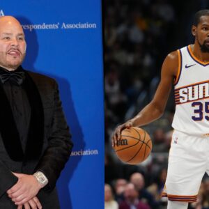 Fat Joe (L) and Kevin Durant (R)