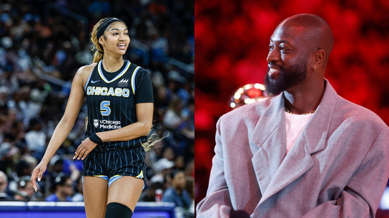 Angel Reese, Dwyane Wade