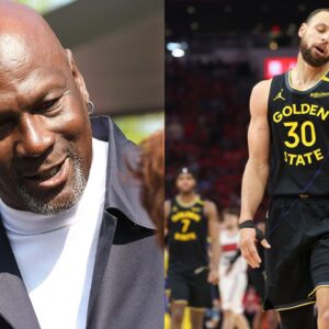 Michael Jordan(L) and Steph Curry(R)