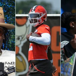 Cam Newton, Shedeur Sanders and Rapper Wale