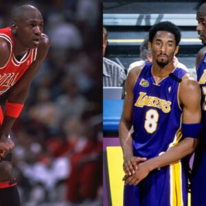 Michael Jordan, Kobe Bryant and Shaquille O'Neal