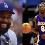 Baron Davis (L) and Kobe Bryant (R)