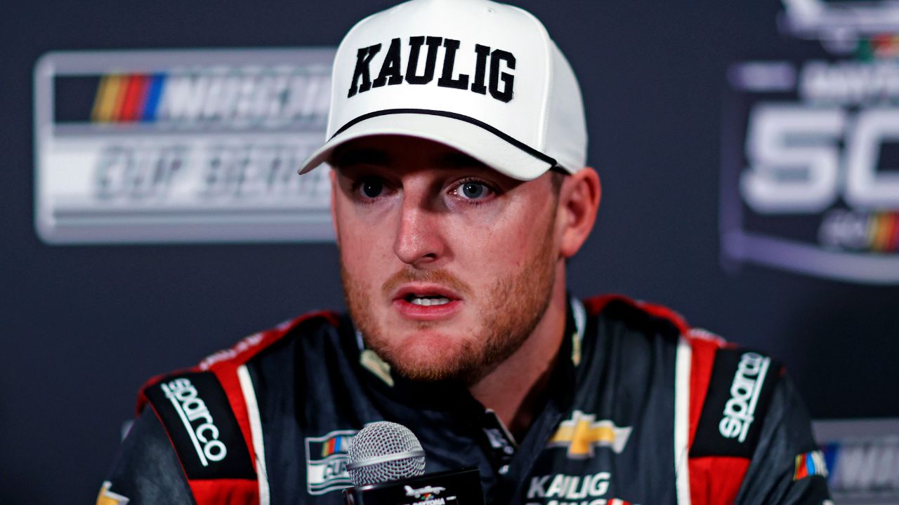 NASCAR Cup Series driver Ty Dillon (10) during Daytona 500 media day at Daytona International Speedway.
