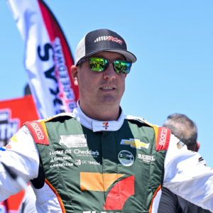 NASCAR Cup Series driver Kyle Busch (8) is introduced before the start of the Wurth 400 race at Texas Motor Speedway.