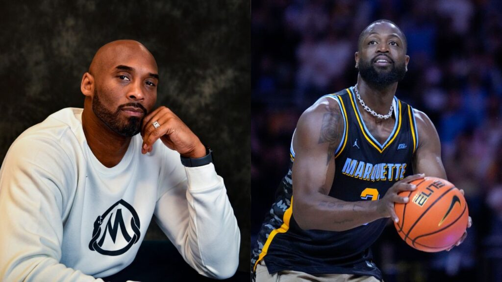 Kobe Bryant (L), Dwyane Wade (R)