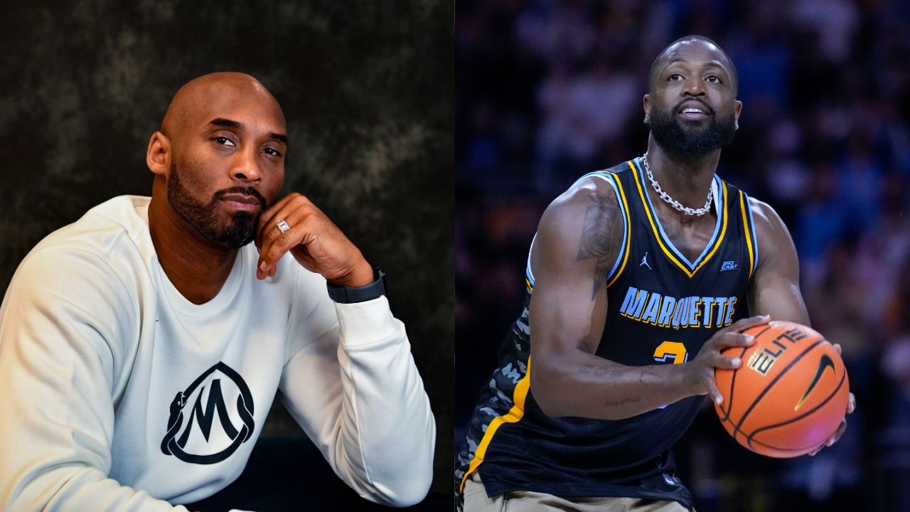 Kobe Bryant (L), Dwyane Wade (R)