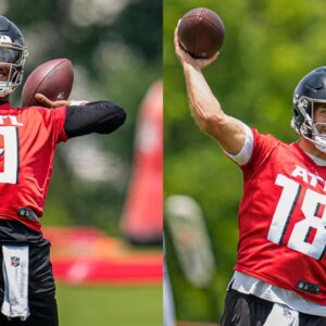 Michael Penix Jr. and Kirk Cousins