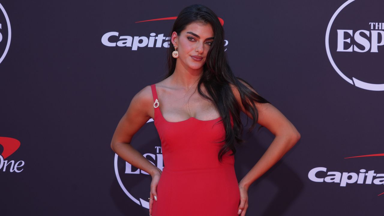 Toni Breidinger on the red carpet before the ESPYS at The Dolby Theatre.