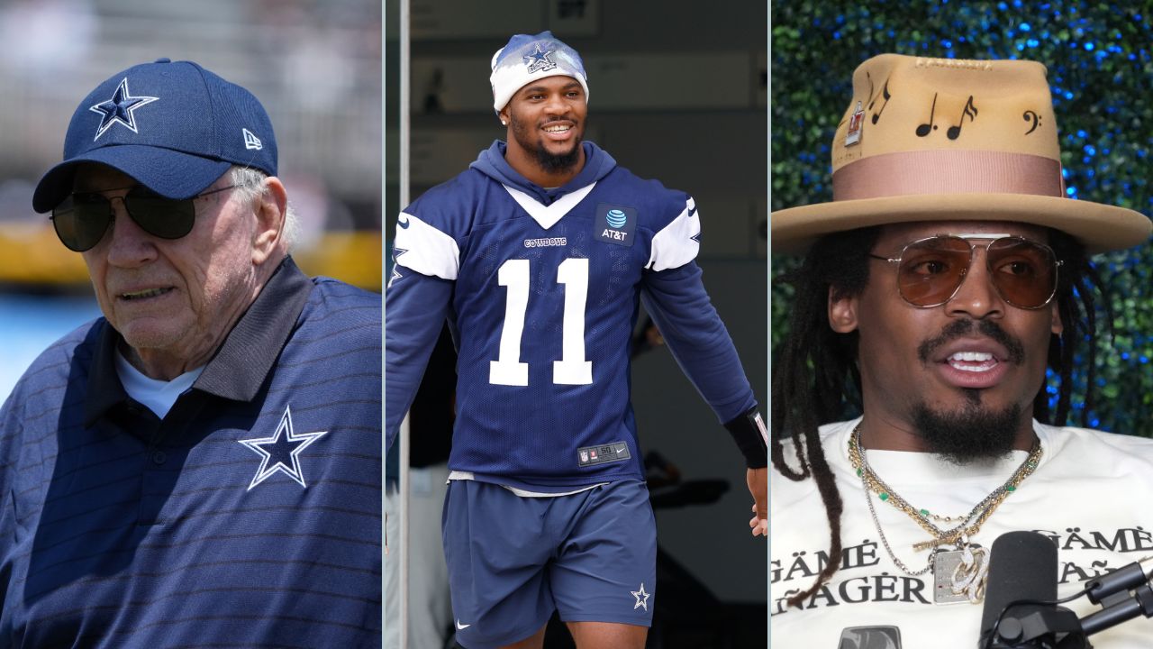 Jerry Jomes, Micah Parsons and Cam Newton