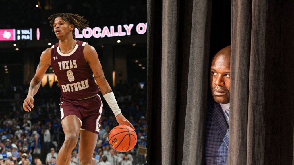 Shaqir O'Neal (L), Shaquille O'Neal (R)