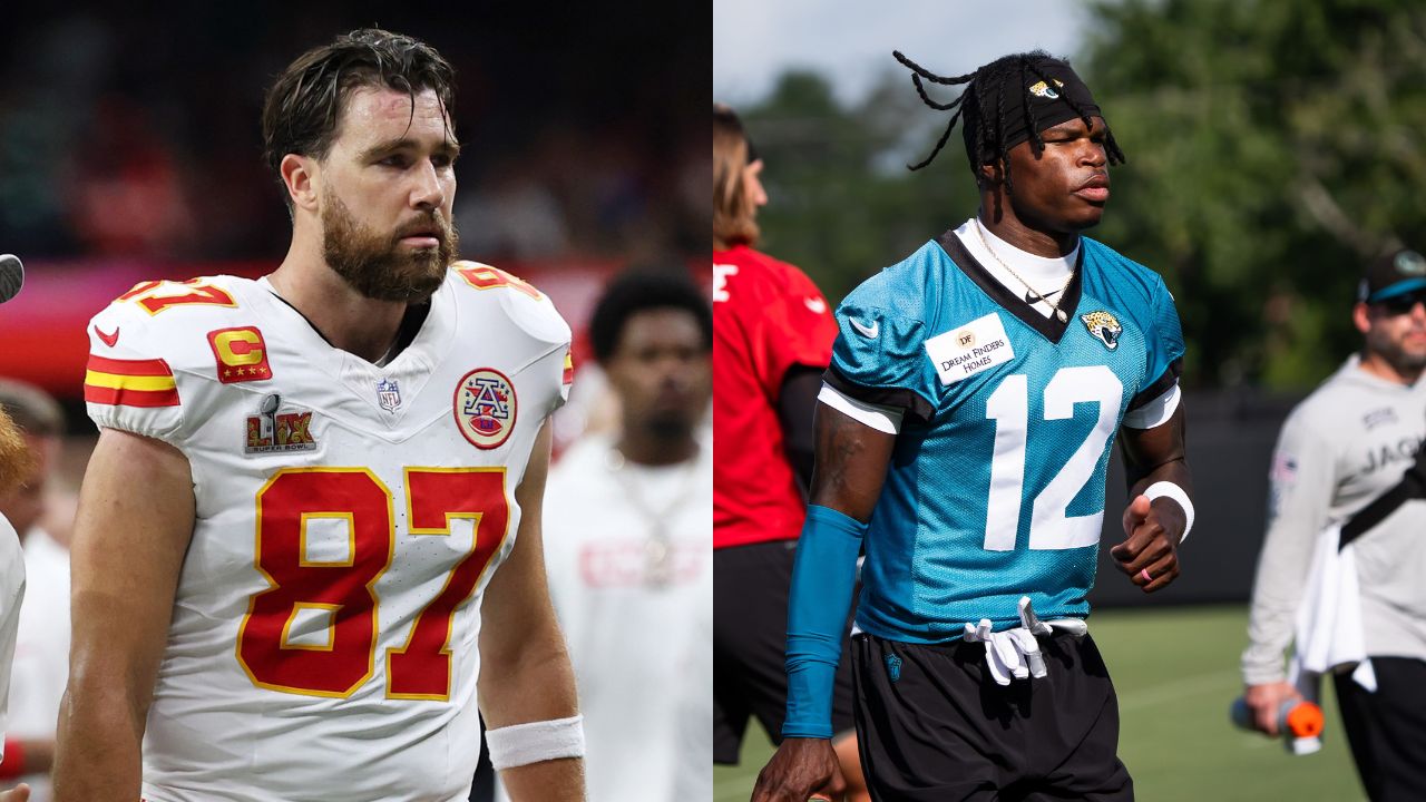 Travis Kelce and Travis Hunter